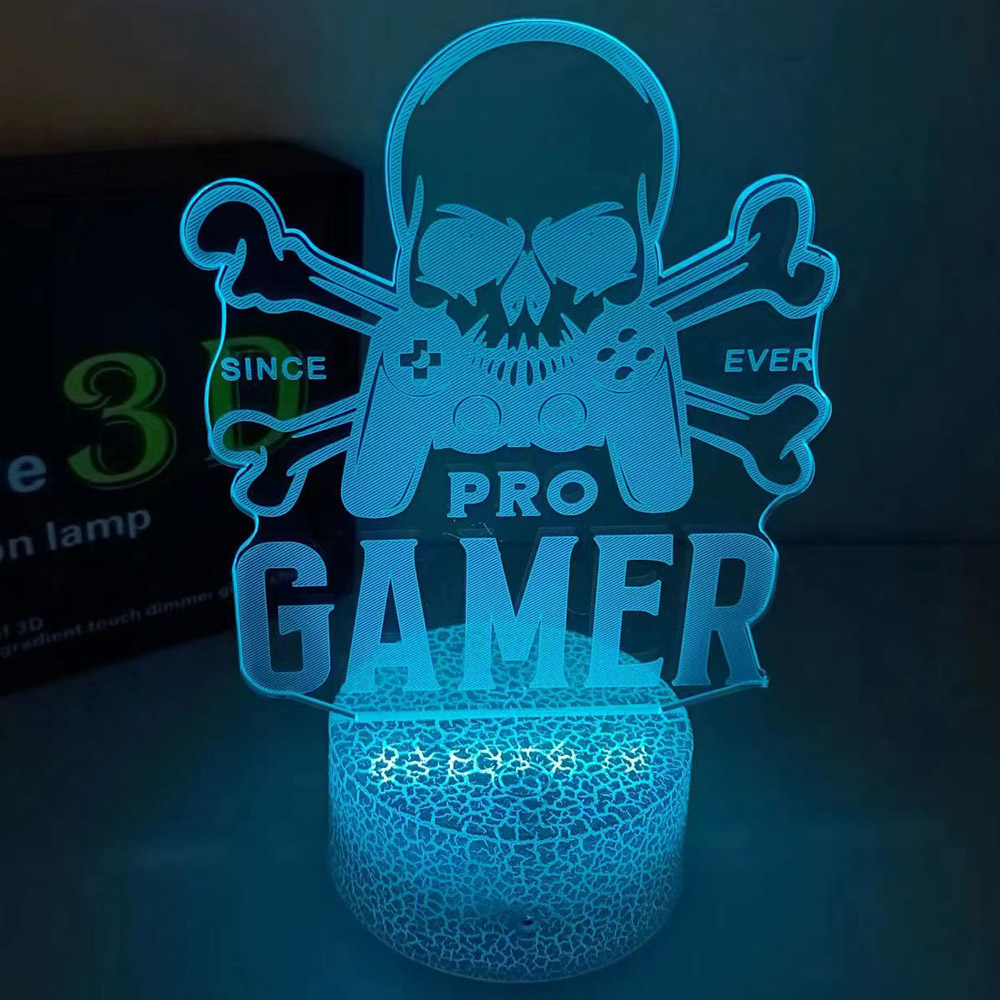 Desk Setup Diy - 3D Night Lamp Gaming Room Desk