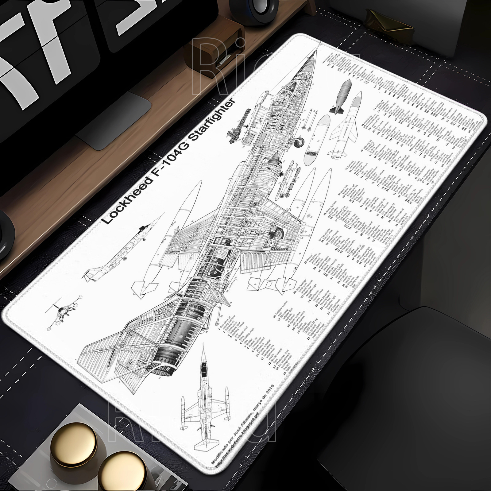 Desk Setup White - Airplane Drawing Black And White Gaming