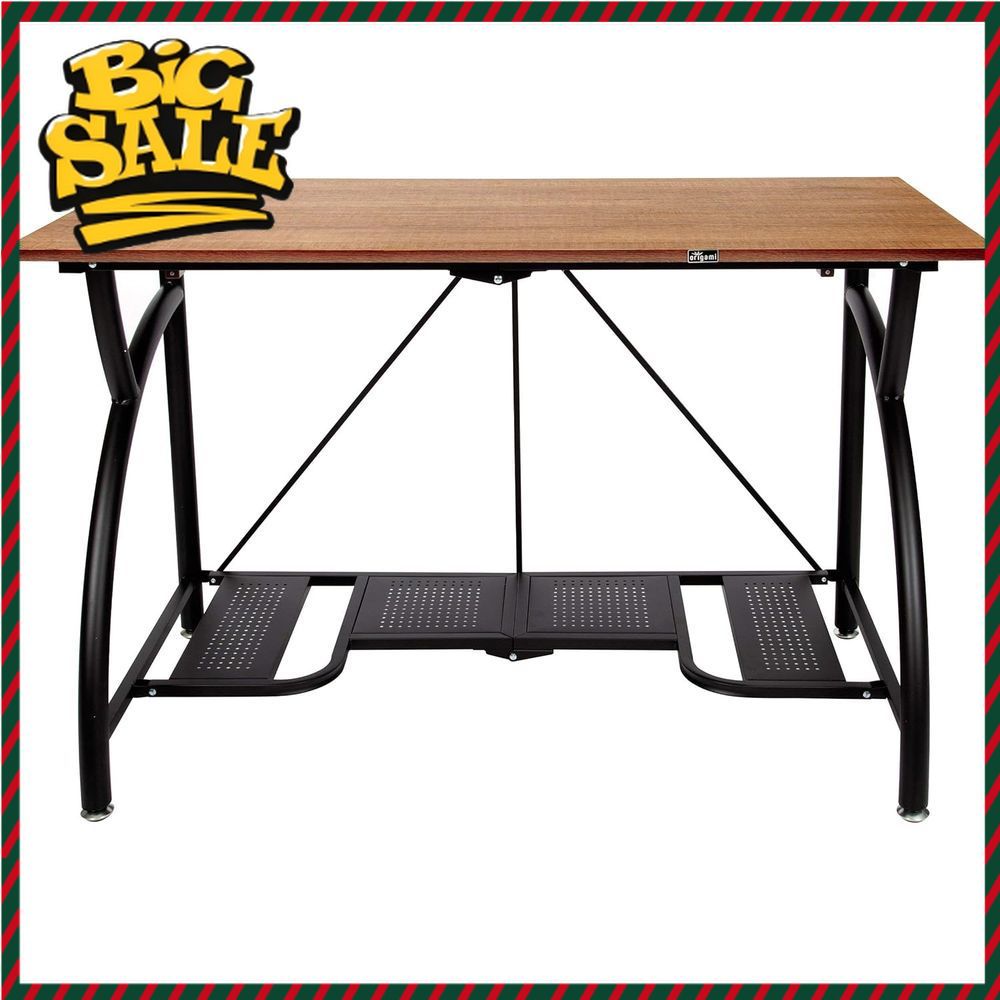 Desk Setup Dual Monitor And Laptop - BestsellerBestsellerSpace-Saving Collapsible Desk for Home Office,