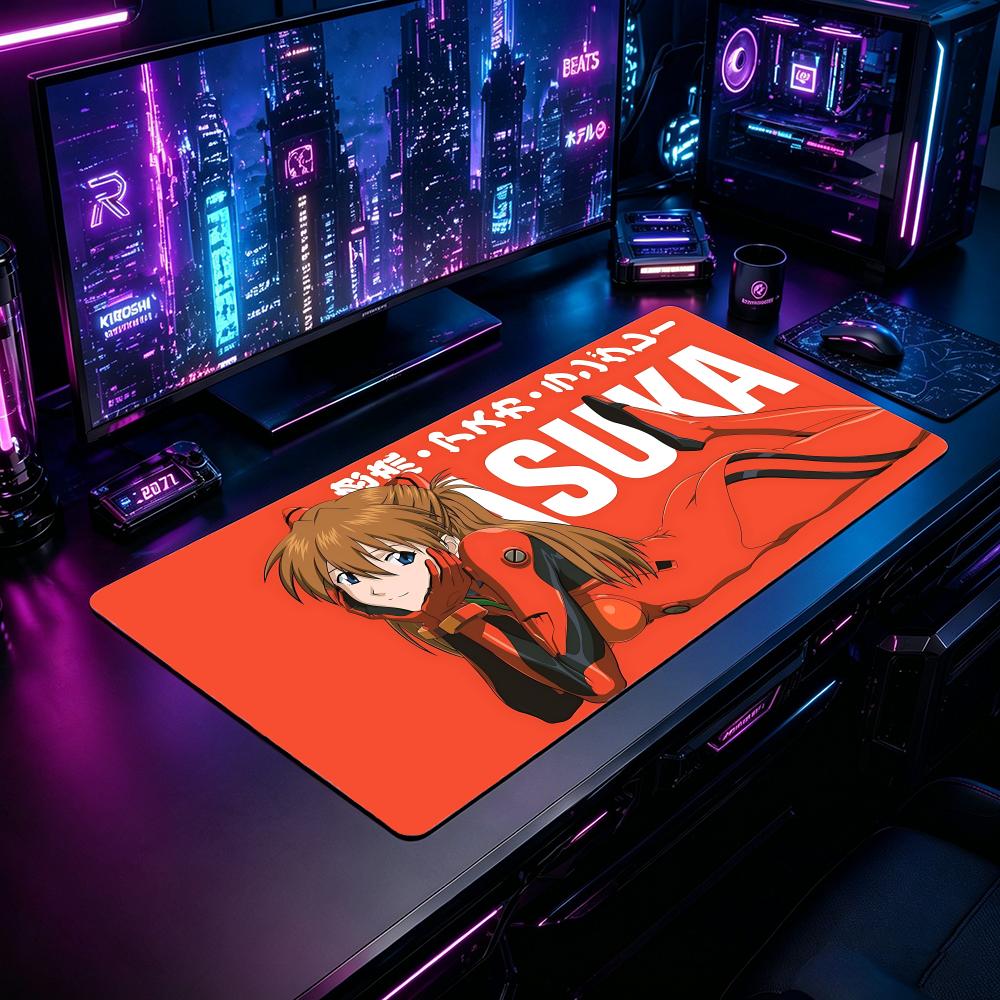 Desk Setup For Gaming - Gaming Mouse Pad NNeon Genesis Evangelion