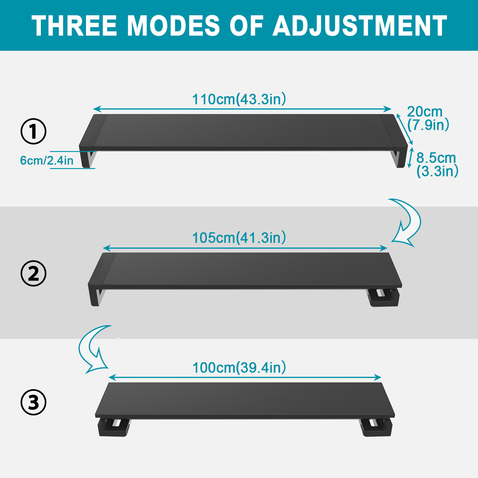 Dual Monitor Stand Riser, Exte - Dual Monitor Desk Setup recensione e prezzo