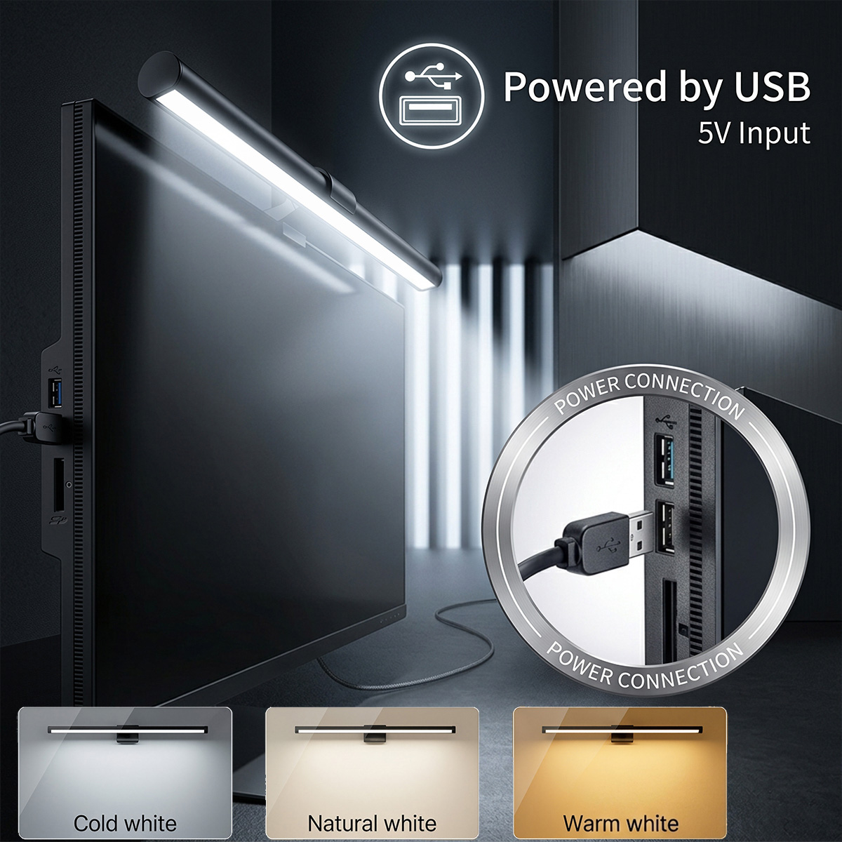USB Powered LED Computer Scree - Desk Setup Lamp recensione e prezzo
