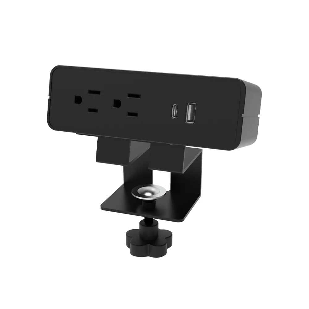 OMNI Desk Clamp Ac Power & Usb - Dual Monitor Desk Setup recensione e prezzo