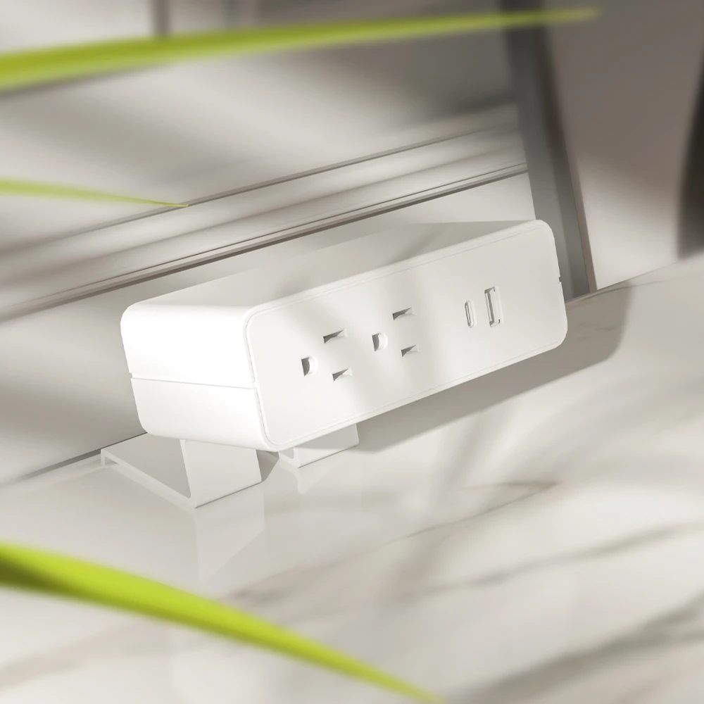 OMNI Desk Clamp Ac Power & Usb - Dual Monitor Desk Setup recensione e prezzo