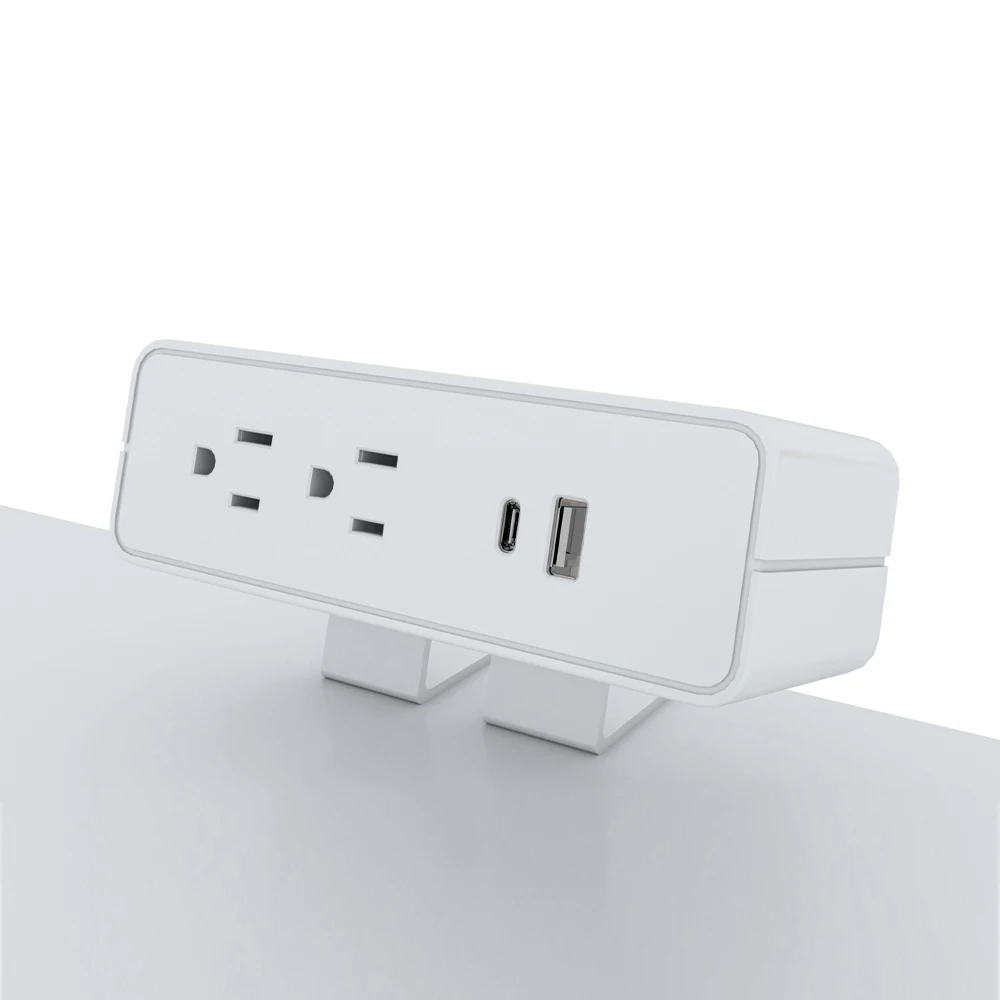 OMNI Desk Clamp Ac Power & Usb - Dual Monitor Desk Setup recensione e prezzo