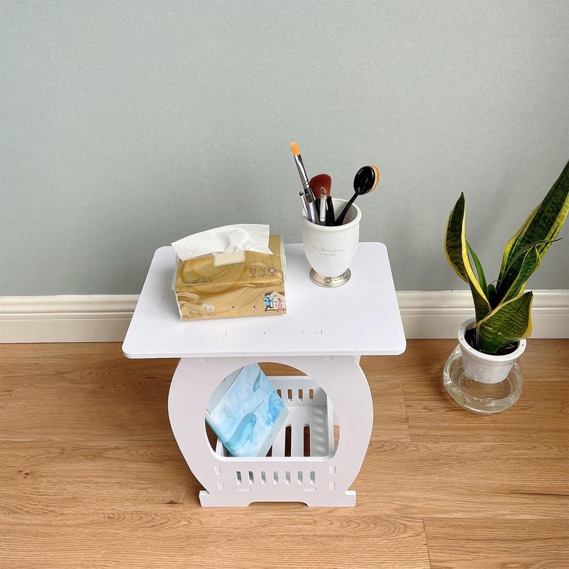 End Table White Nightstand Cof - Desk Setup White recensione e prezzo