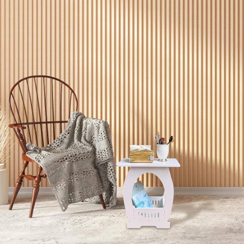 End Table White Nightstand Cof - Desk Setup White recensione e prezzo