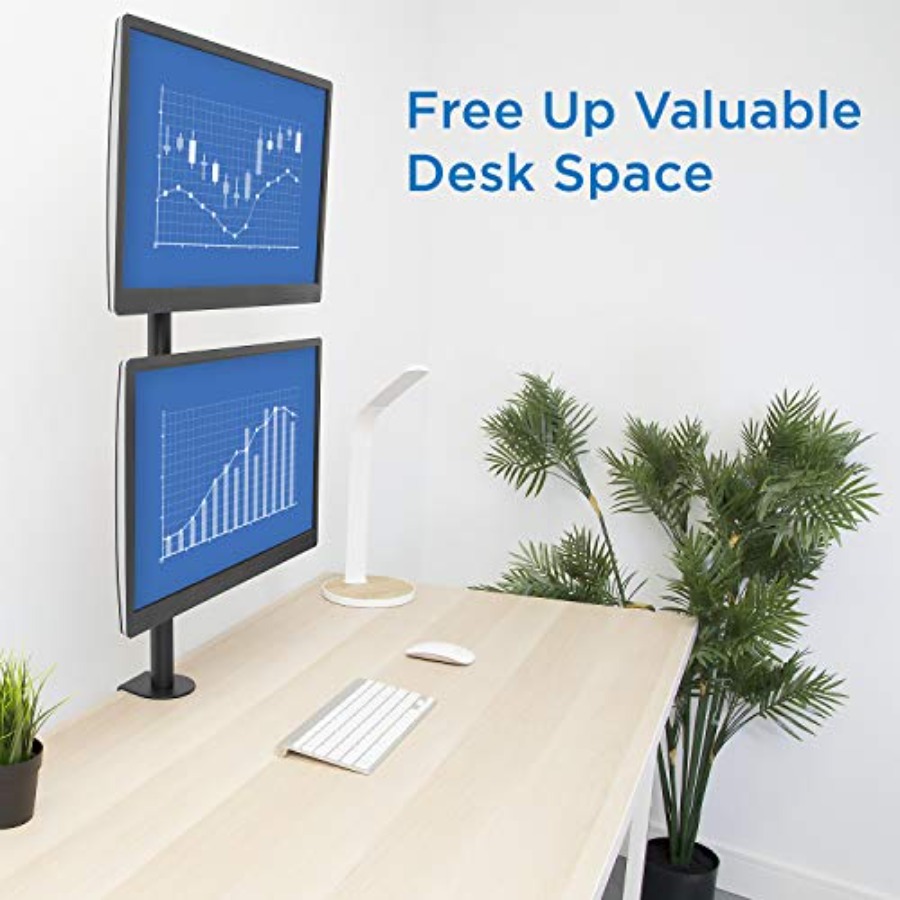 Vertical Dual Monitor Mount fo - Dual Monitor Desk Setup recensione e prezzo
