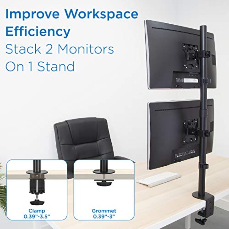 Vertical Dual Monitor Mount fo - Dual Monitor Desk Setup recensione e prezzo