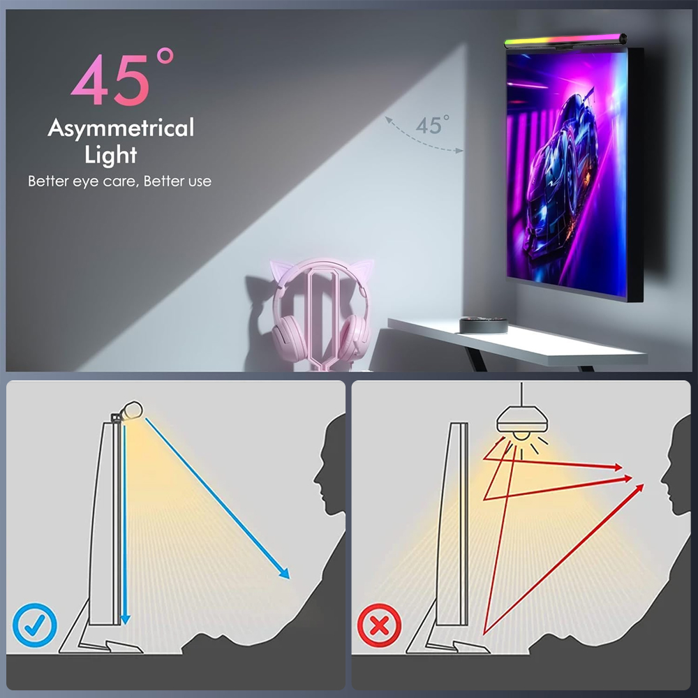 Screen Hanging Lamp Monitor Li - Setup Desk Monitor recensione e prezzo