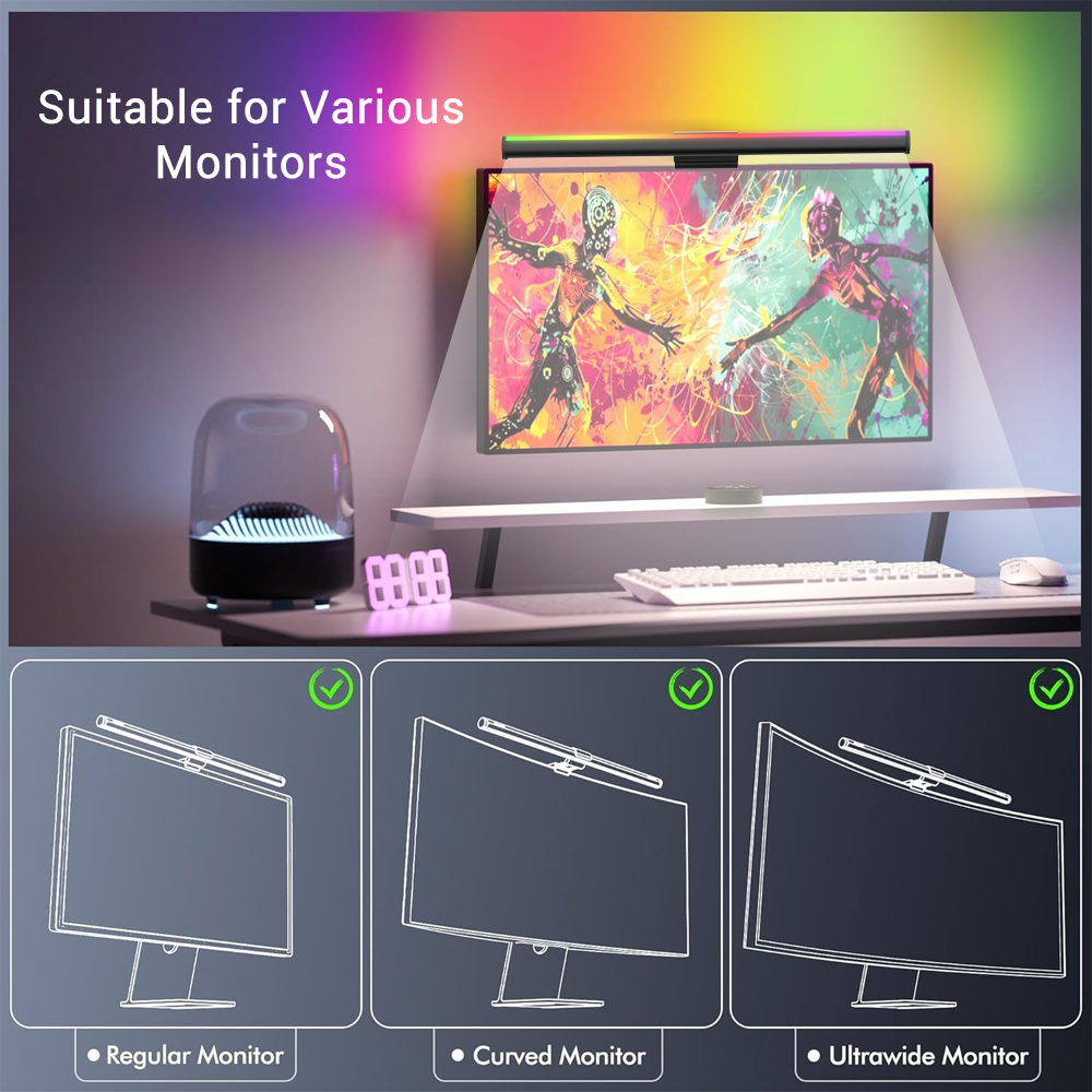 Screen Hanging Lamp Monitor Li - Setup Desk Monitor recensione e prezzo