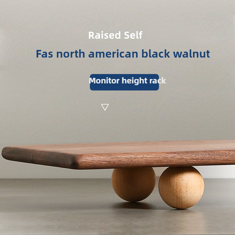 Natural Wood Desktop Riser Dua - Dual Monitor Desk Setup recensione e prezzo