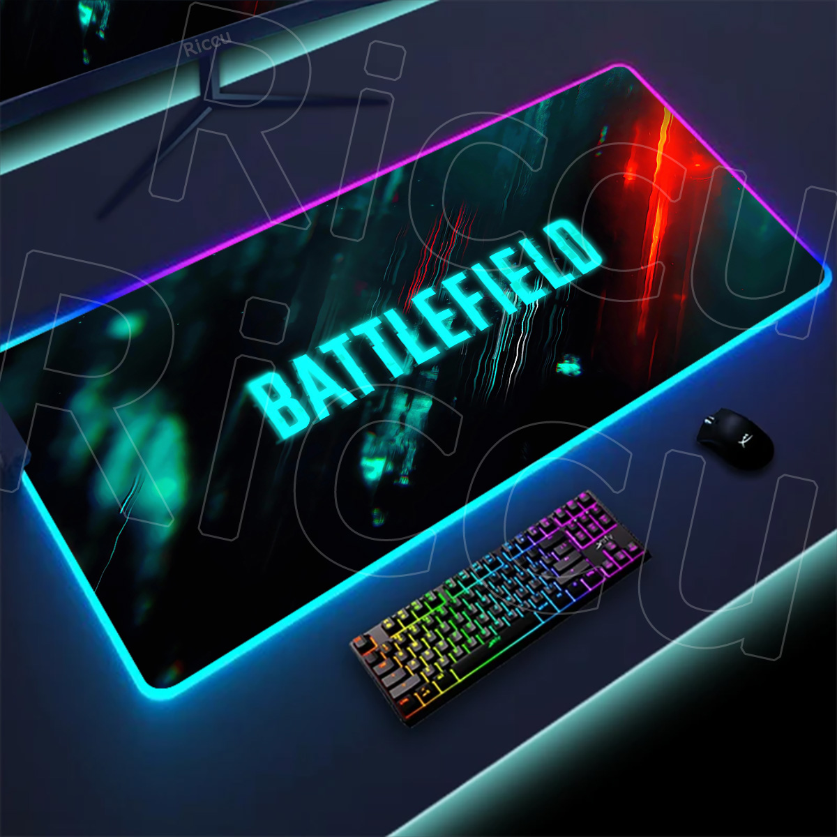 New Gamer Rgb Desk Mat Back Li - Desk Setup For Gaming recensione e prezzo