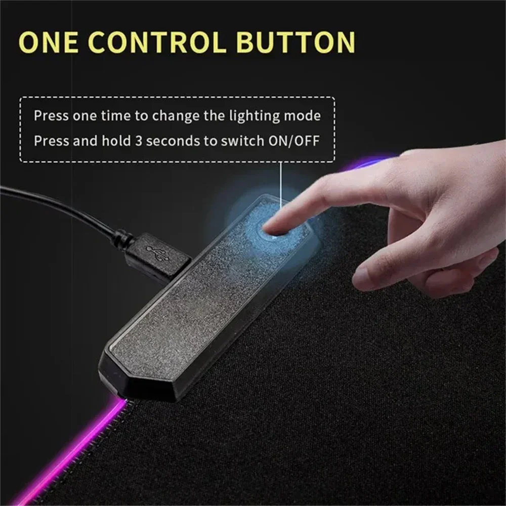 New Gamer Rgb Desk Mat Back Li - Desk Setup For Gaming recensione e prezzo