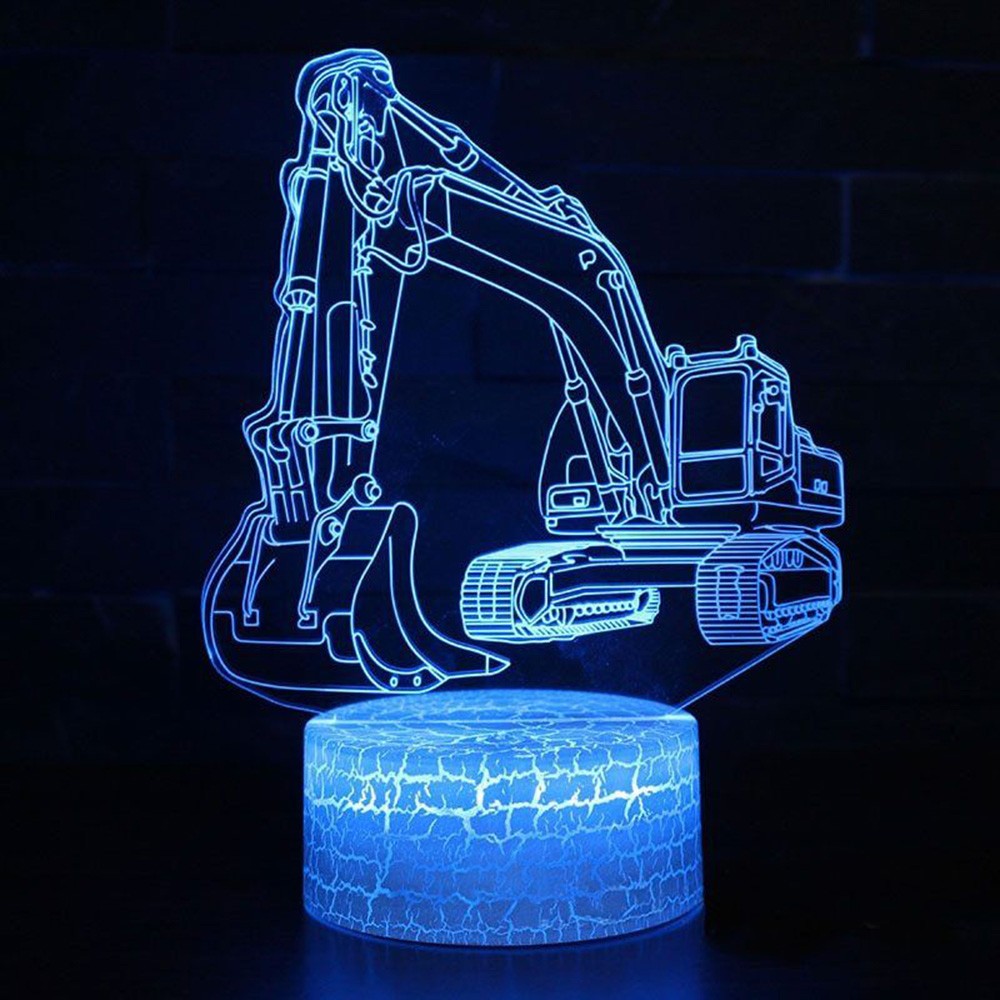 Construction Theme Excavator D - Desk Setup Diy recensione e prezzo