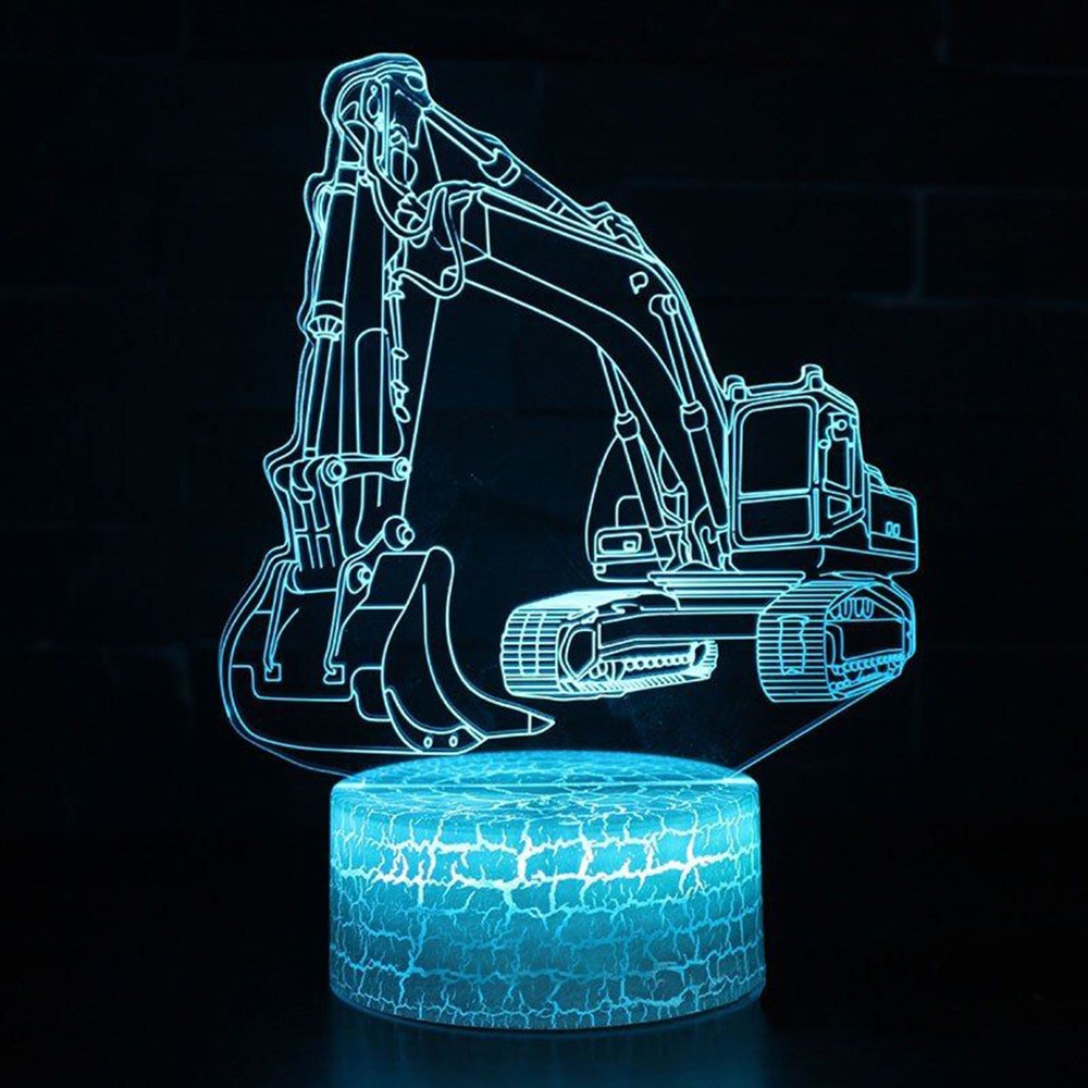Construction Theme Excavator D - Desk Setup Diy recensione e prezzo