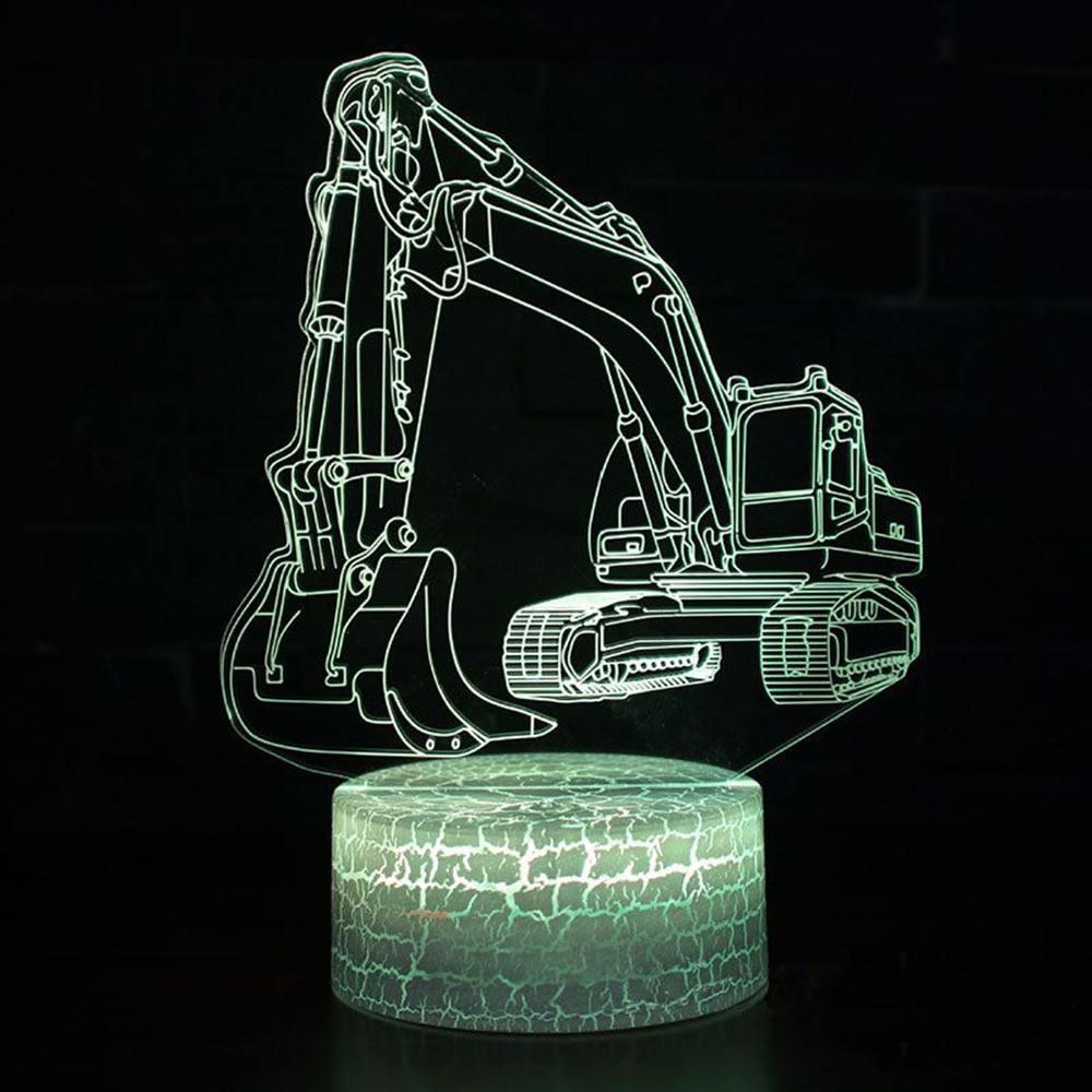 Construction Theme Excavator D - Desk Setup Diy recensione e prezzo