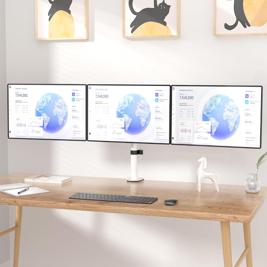 Triple Monitor Mount for Desk  - Setup Desk Monitor recensione e prezzo