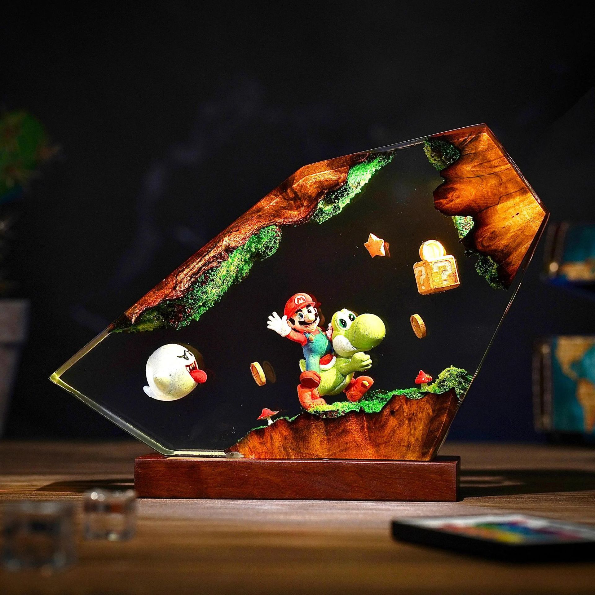 Table Resin Lamp Cartoon Anime - Desk Setup Lamp recensione e prezzo