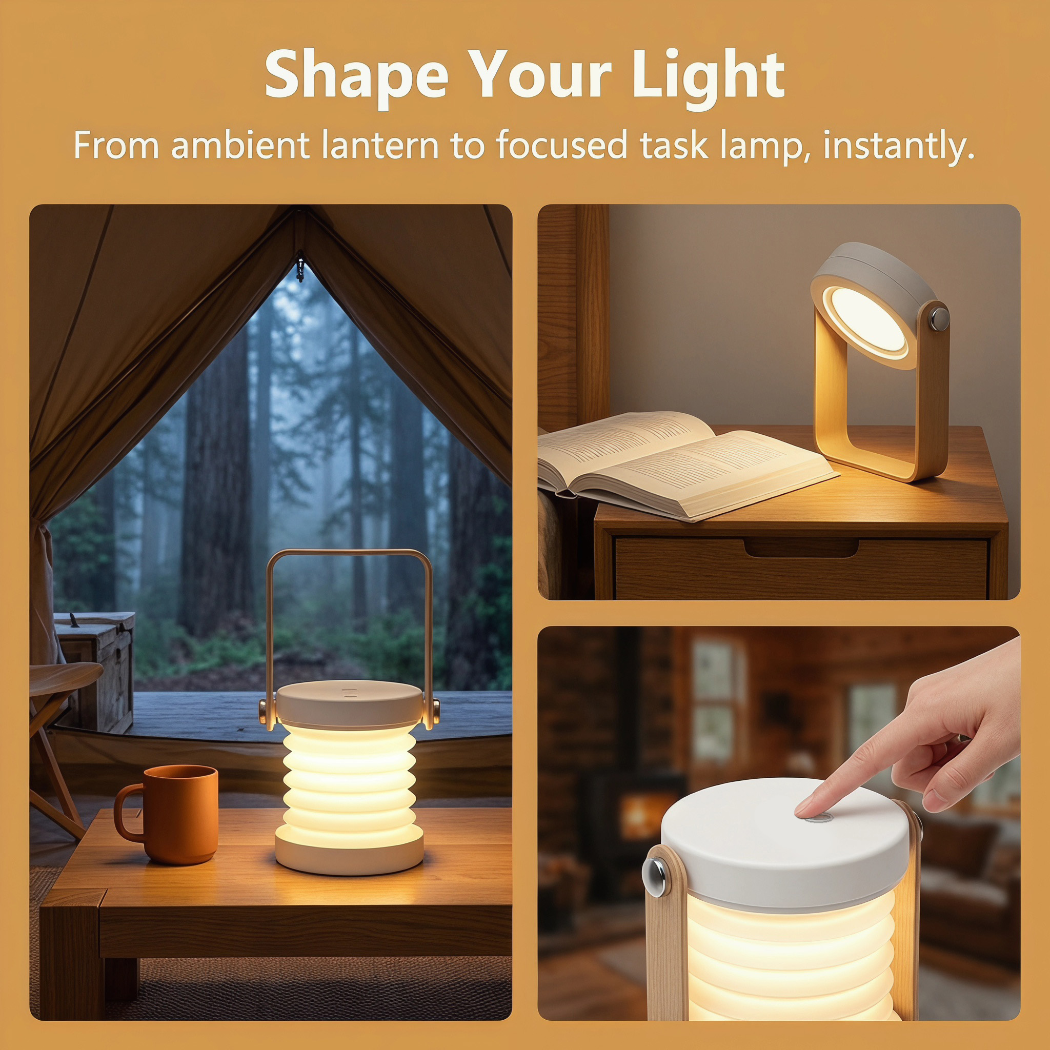 Telescopic Hanging Lantern Tab - Desk Setup Lamp recensione e prezzo