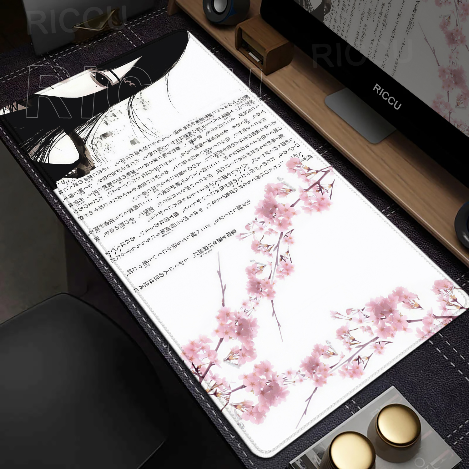 Anime Aesthetics Mousepad Blac - Desk Setup White recensione e prezzo