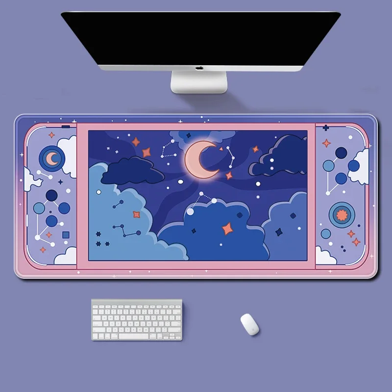 Moon and Stars Large Desk Mat  - Desk Setup For Gaming recensione e prezzo