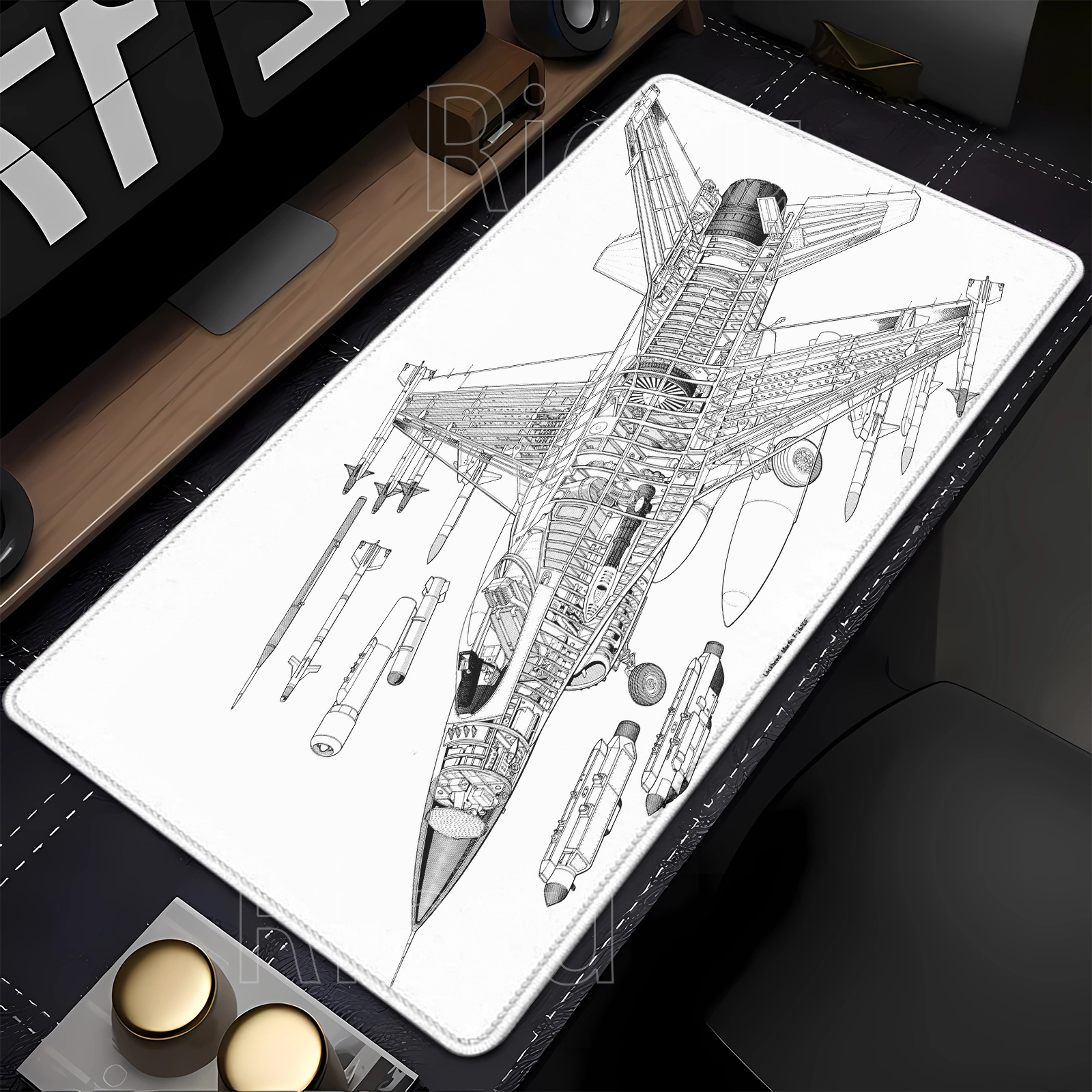 Airplane Drawing Black And Whi - Desk Setup White recensione e prezzo