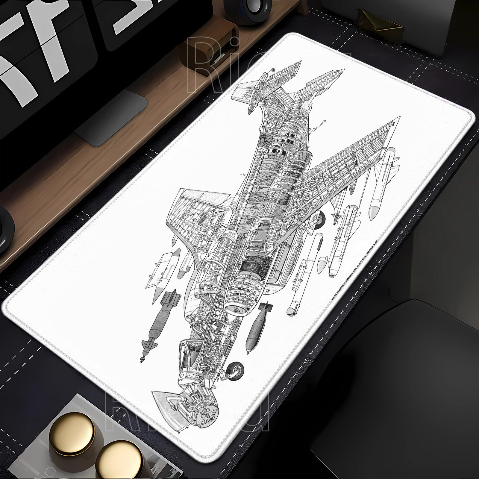 Airplane Drawing Black And Whi - Desk Setup White recensione e prezzo