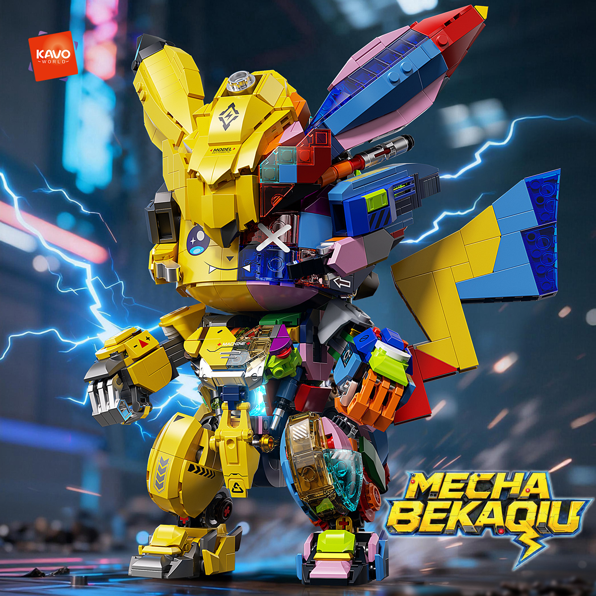 KAVOWORLD 1505 PCS DIY Mecha A - Desk Setup Diy recensione e prezzo