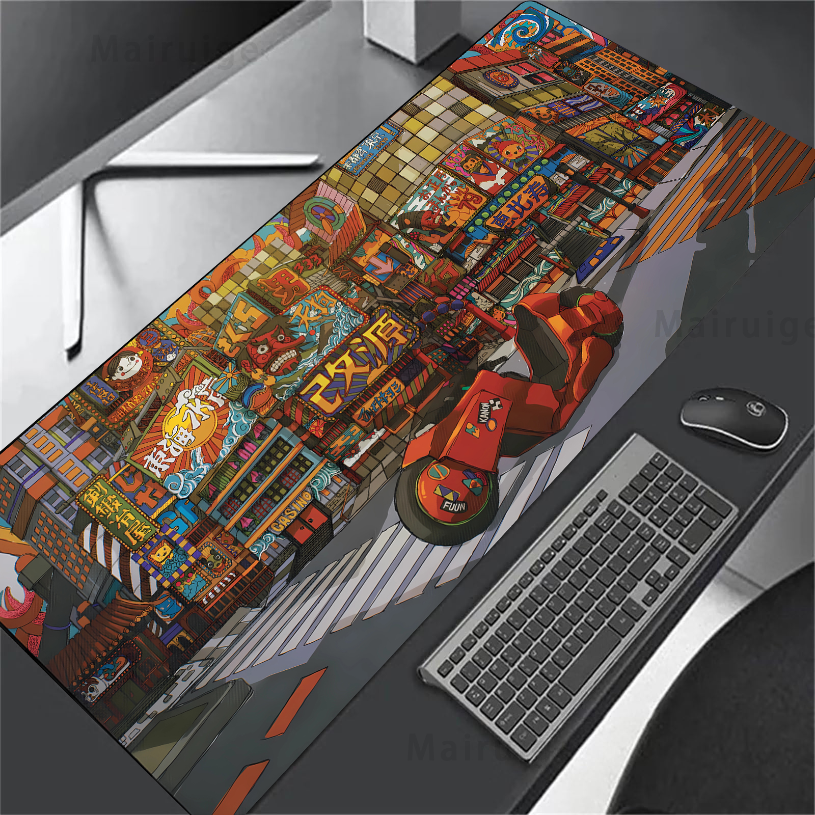 Large Mouse Pad Japanese Stree - Desk Setup Diy recensione e prezzo
