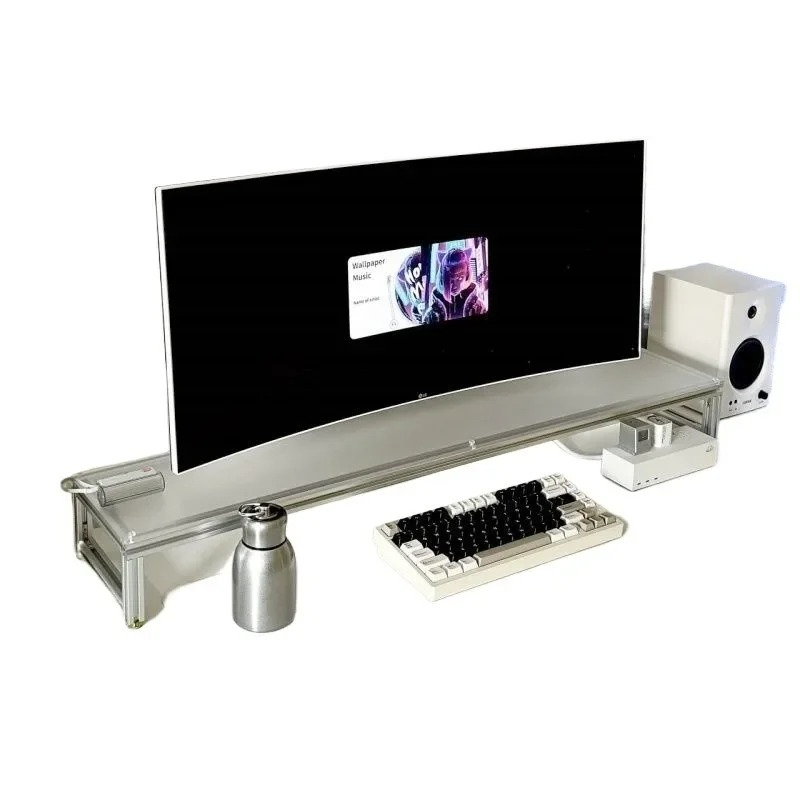 Aluminum Monitor Stand Acrylic - Desk Setup Diy recensione e prezzo