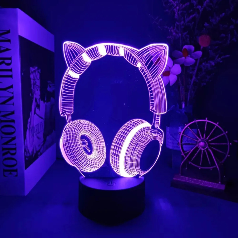 New Headphones 3D Illusion Nig - Desk Setup Diy recensione e prezzo