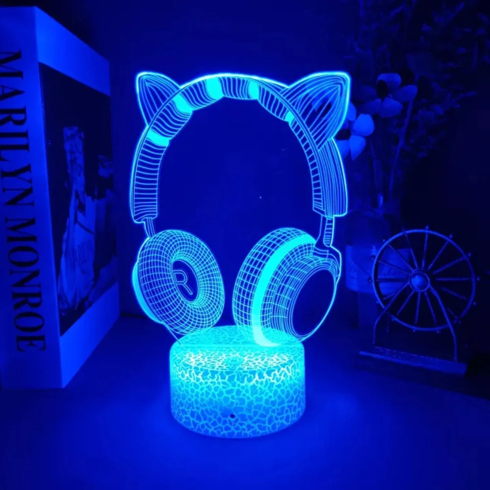 New Headphones 3D Illusion Nig - Desk Setup Diy recensione e prezzo