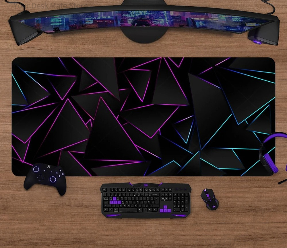Geometric Line Gaming Desk Mat - Desk Setup For Gaming recensione e prezzo