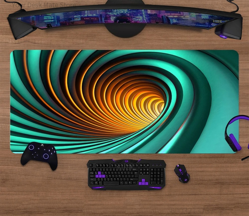 Geometric Line Gaming Desk Mat - Desk Setup For Gaming recensione e prezzo