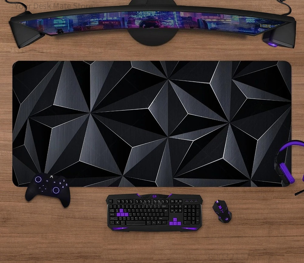 Geometric Line Gaming Desk Mat - Desk Setup For Gaming recensione e prezzo