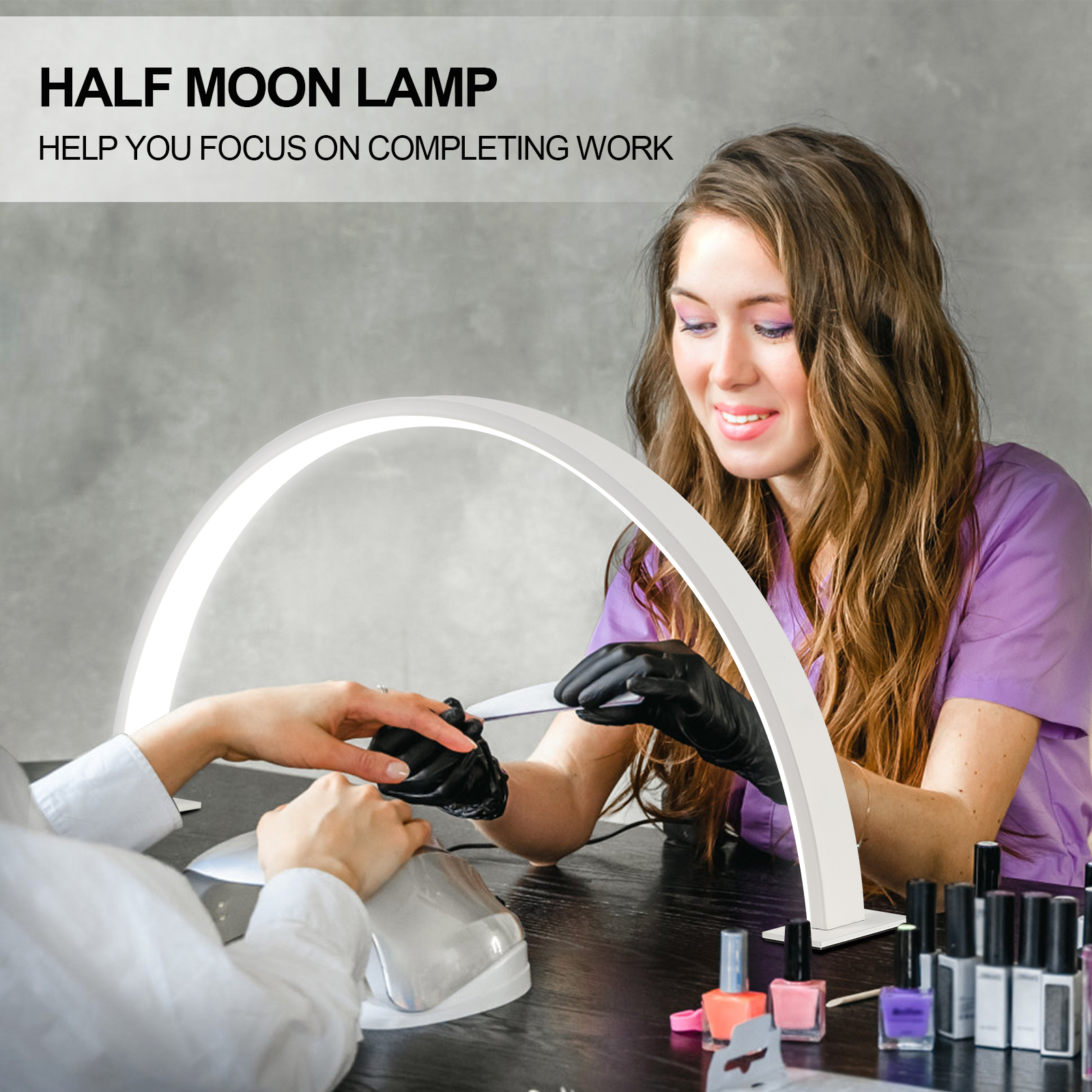 Half moon U-shaped nail lamp h - Desk Setup Lamp recensione e prezzo