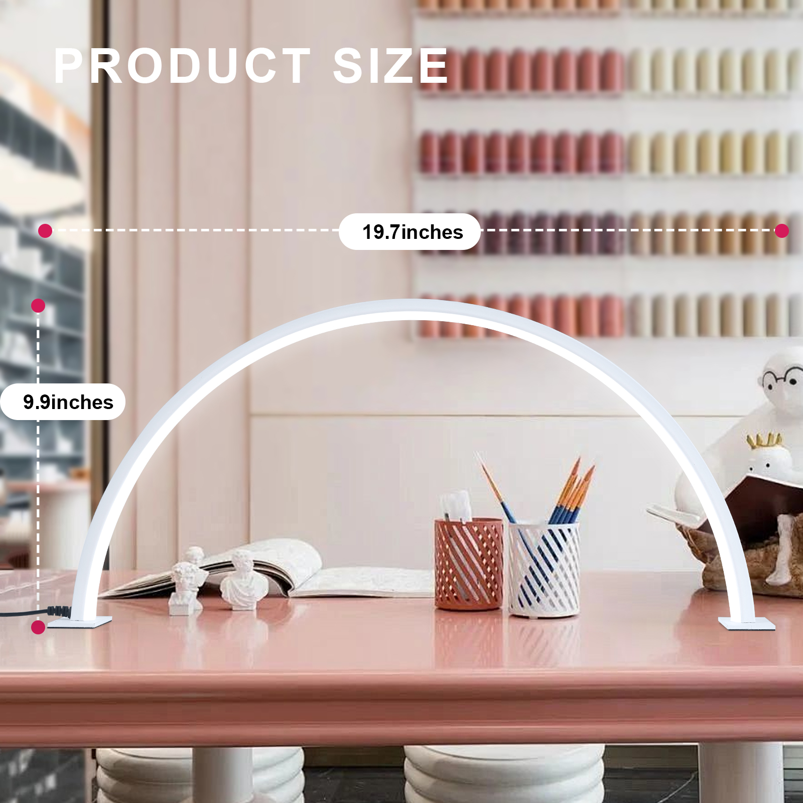 Half moon U-shaped nail lamp h - Desk Setup Lamp recensione e prezzo