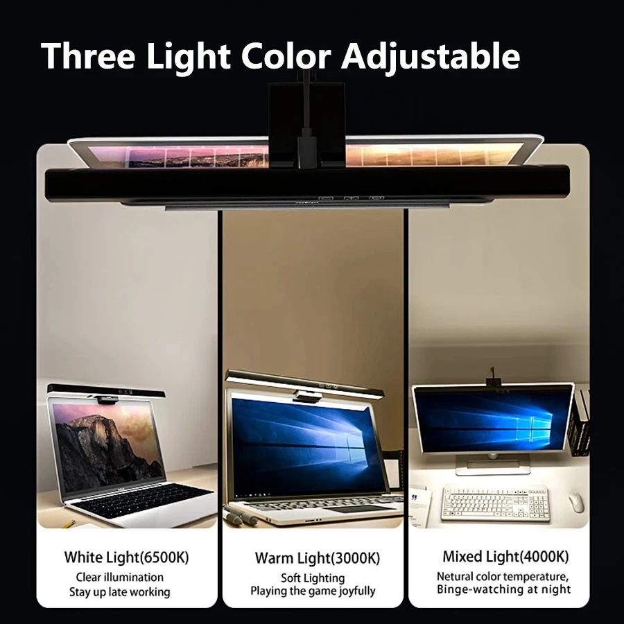33cm 50cm LED Monitor Light Re - Desk Setup No Computer recensione e prezzo
