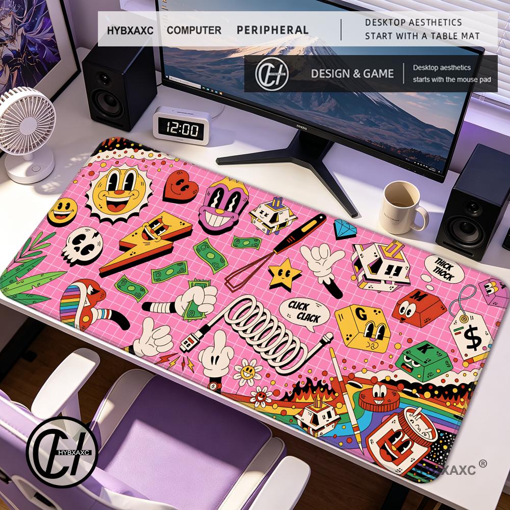 HYBXAXC Graffiti Mausepad Rug  - Desk Setup Diy recensione e prezzo