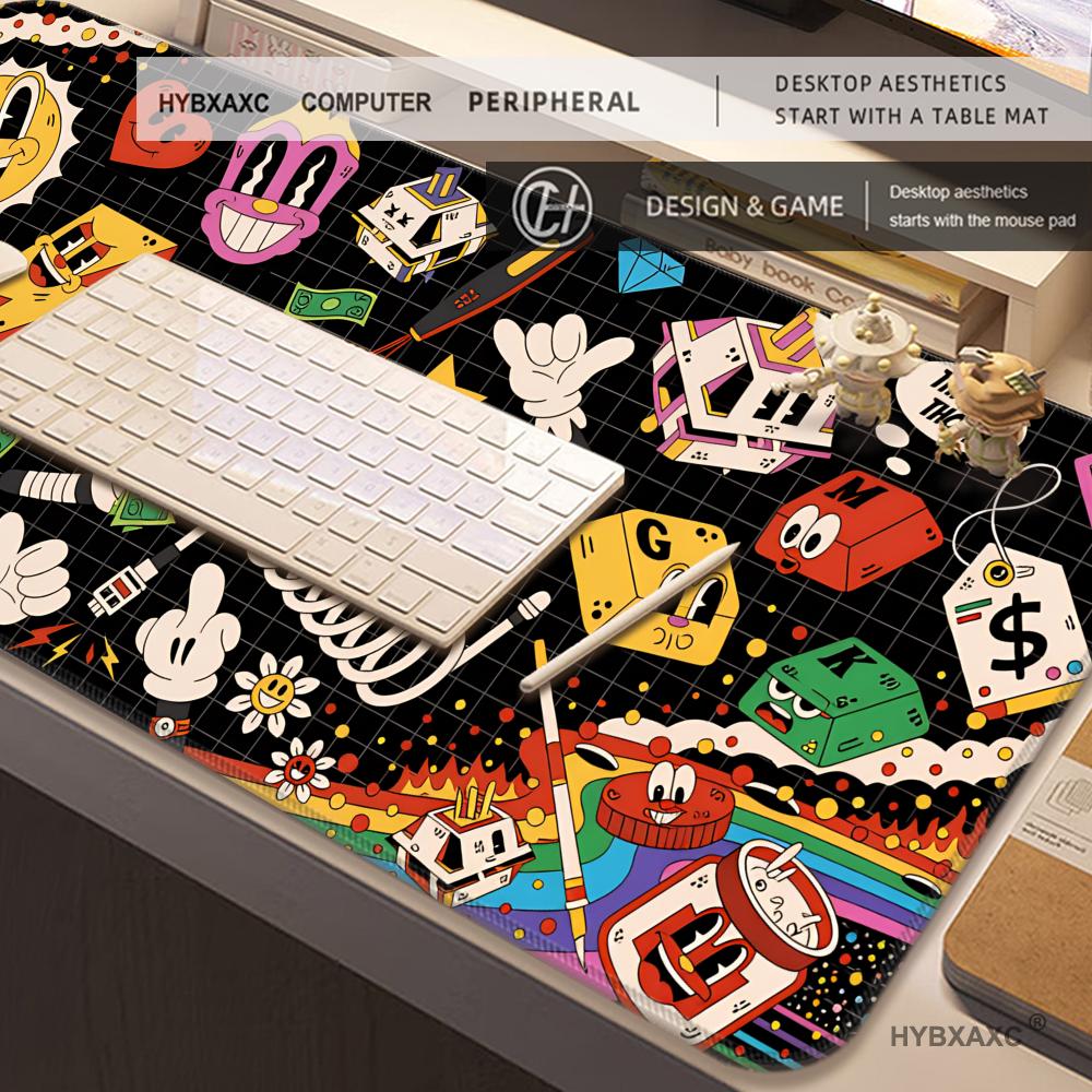 HYBXAXC Graffiti Mausepad Rug  - Desk Setup Diy recensione e prezzo