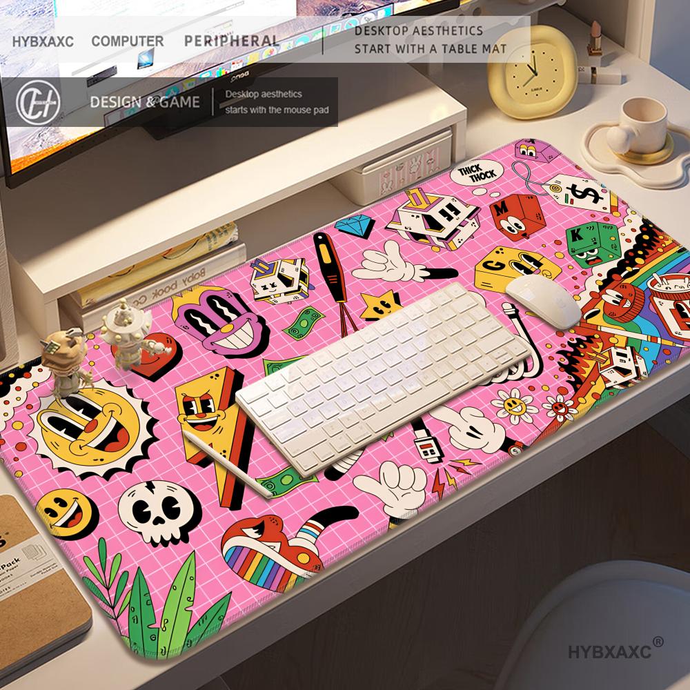 HYBXAXC Graffiti Mausepad Rug  - Desk Setup Diy recensione e prezzo