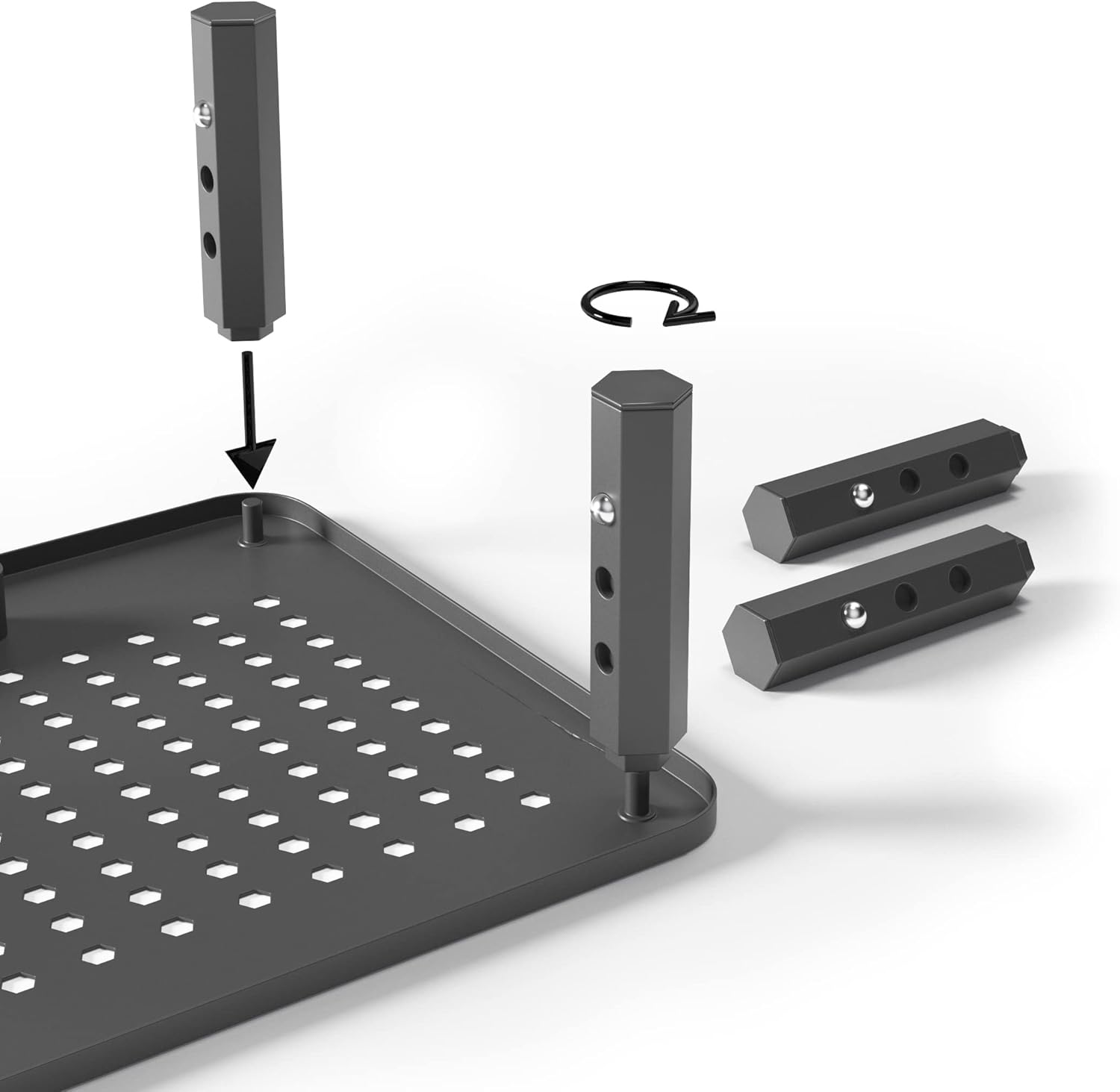 2-Pack Hexagonal Steel Monitor - Setup Desk Monitor recensione e prezzo