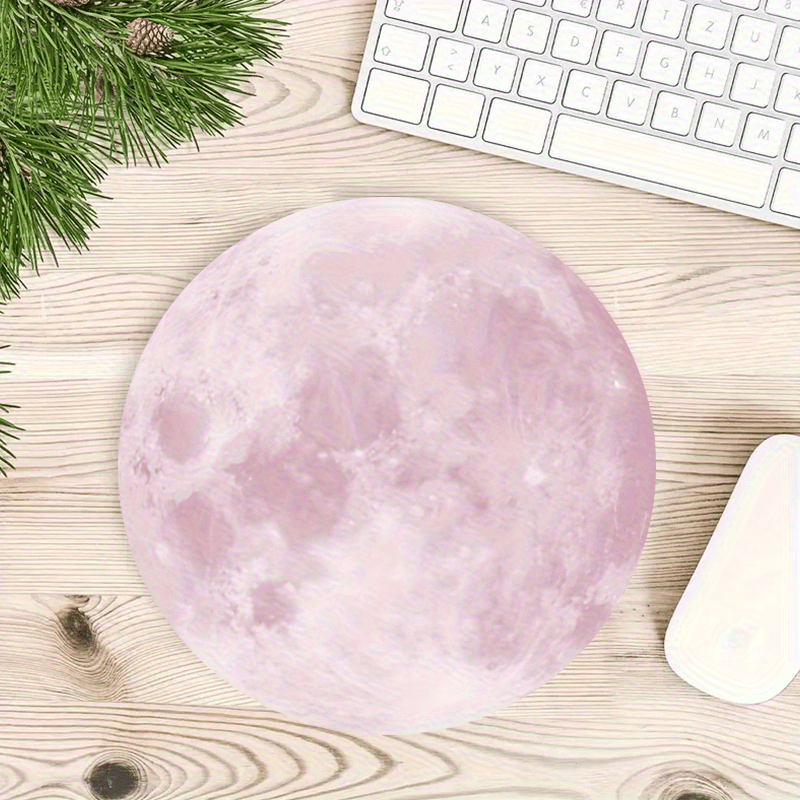 Moon pattern  round Mouse Pad  - Desk Setup Simple recensione e prezzo