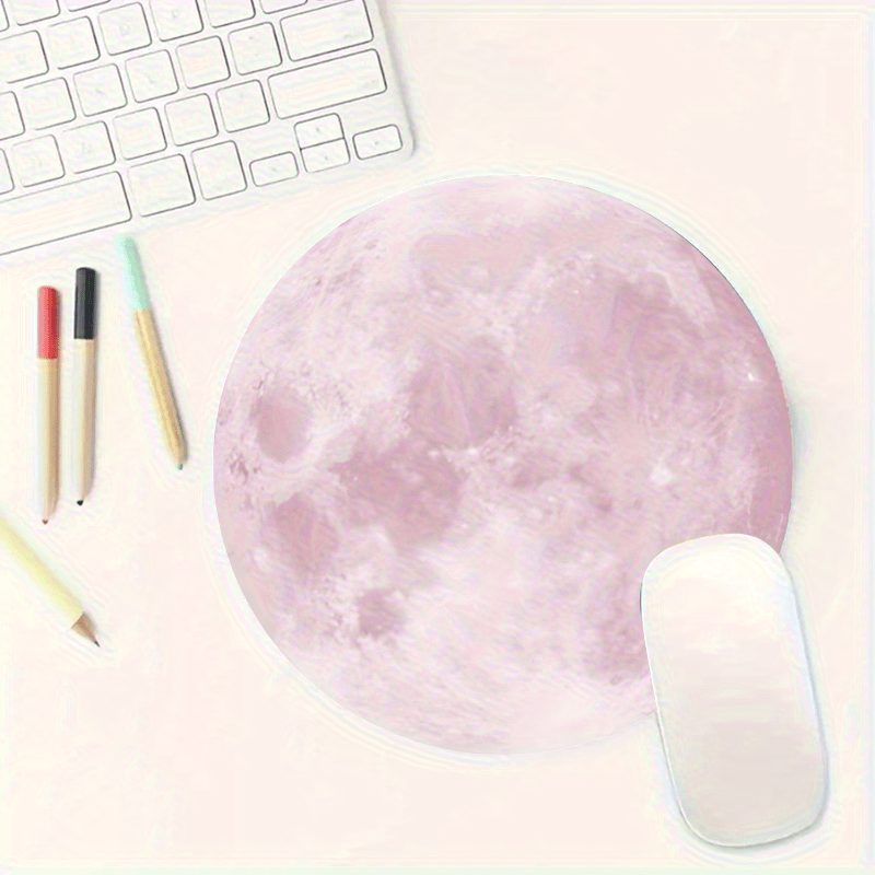 Moon pattern  round Mouse Pad  - Desk Setup Simple recensione e prezzo