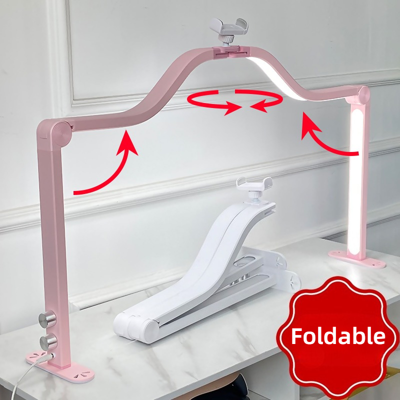 48W Half Moon Nail Lamp Double - Desk Setup Lamp recensione e prezzo