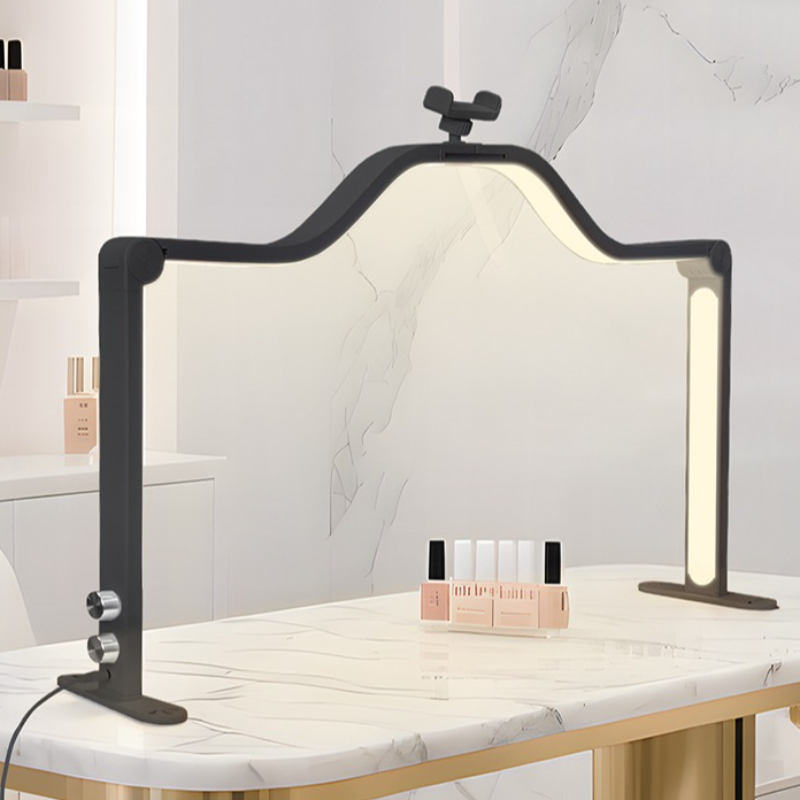 48W Half Moon Nail Lamp Double - Desk Setup Lamp recensione e prezzo