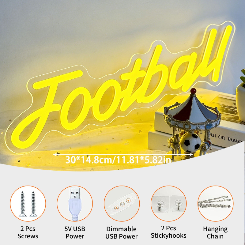 Football Dimmable LED Neon Sig - Ambient Light Bar Usb recensione e prezzo