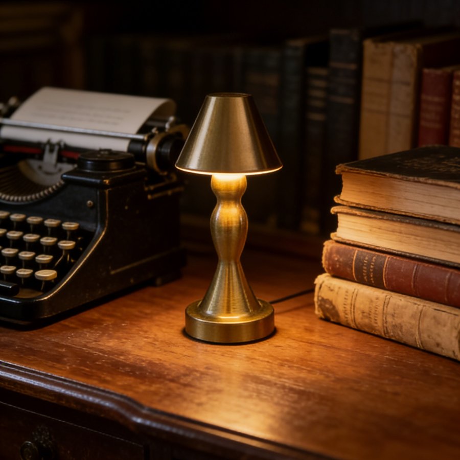 1PC Vintage Brass Table Lamp,  - Ambient Light Bar Usb recensione e prezzo