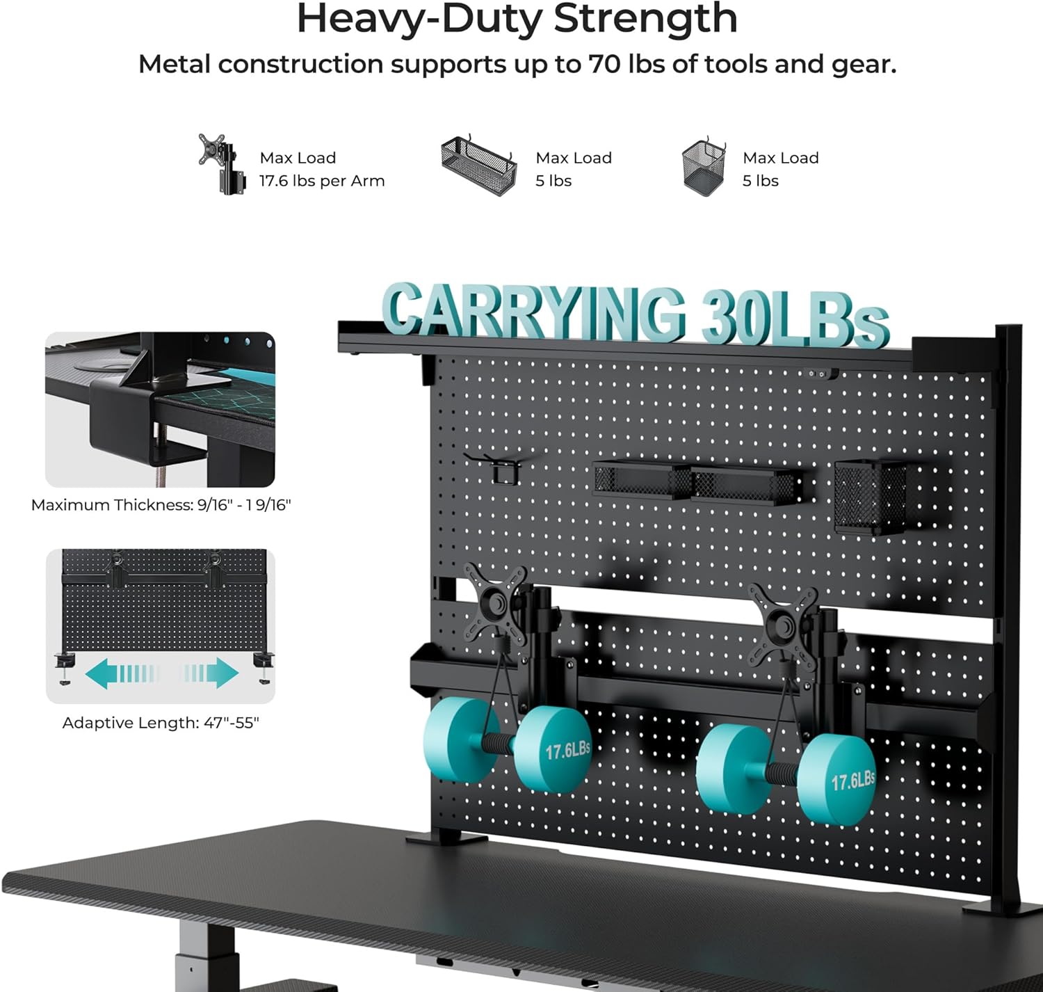 Dual Monitor Stand with Steel  - Dual Monitor Desk Setup recensione e prezzo